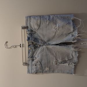 Denim shorts